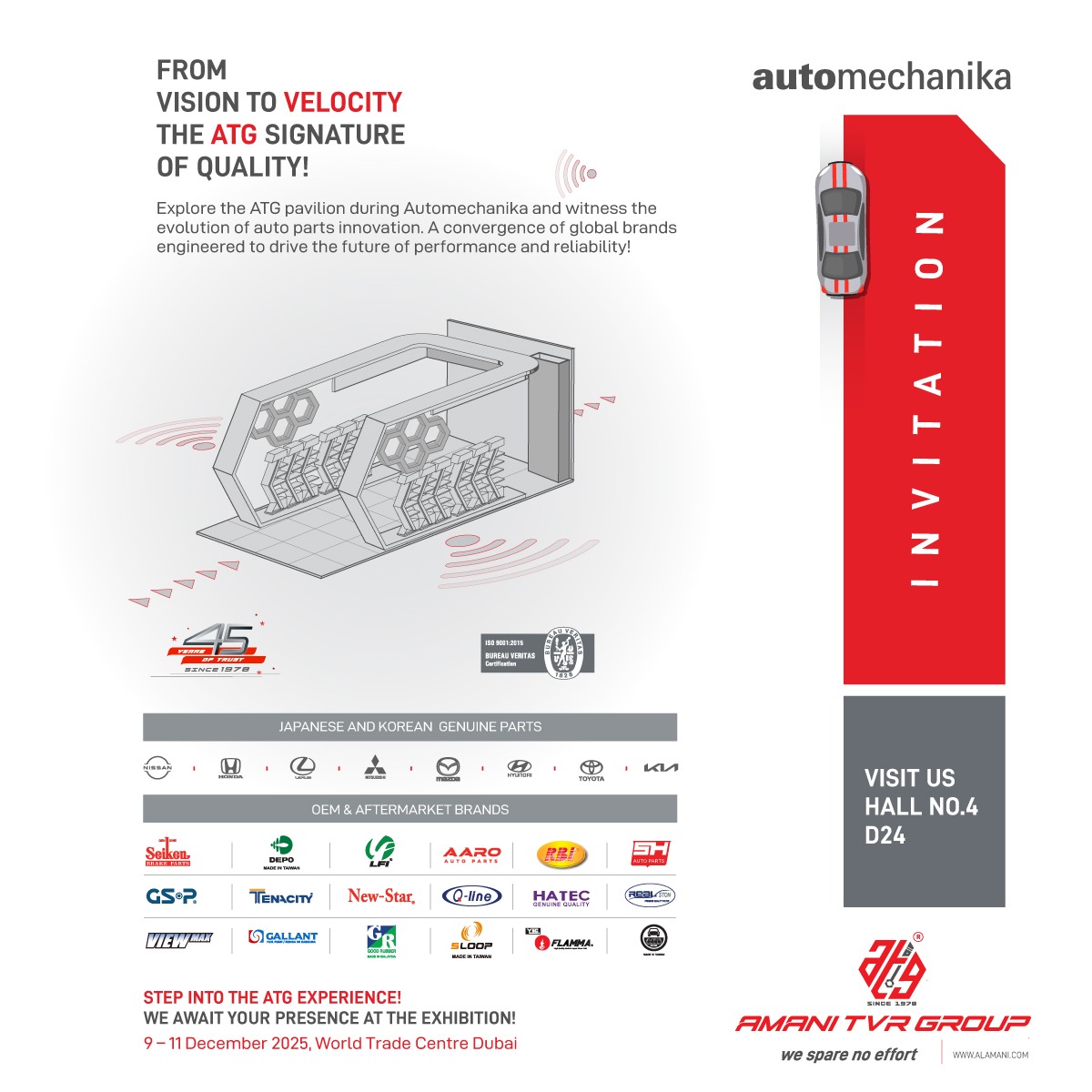 FROM VISION TO VELOCITY THE ATG SIGNATURE OF QUALITY!